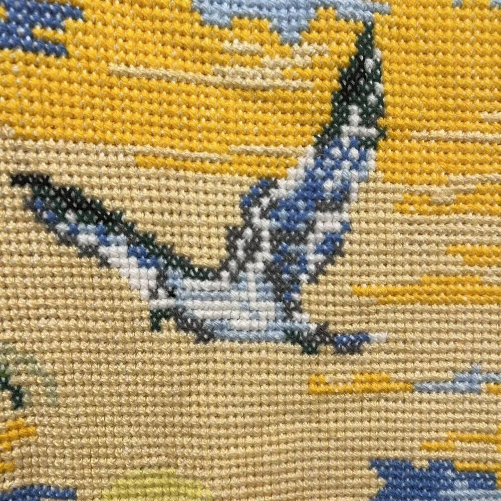 Handmade Afghan Throw Blanket Outdoor Lake Scene for Lake House or Man Cave